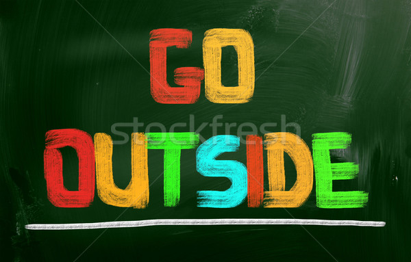 Go Outside Concept Stock photo © KrasimiraNevenova