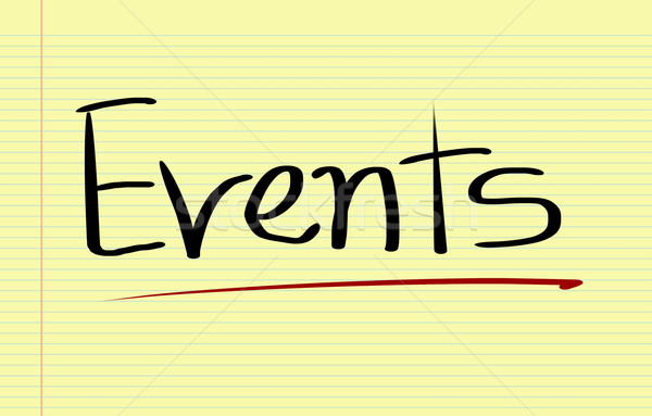 Events Concept Stock photo © KrasimiraNevenova