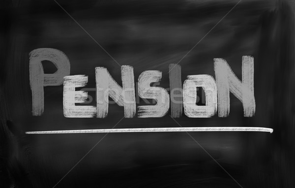 Foto stock: Pensión · dinero · resumen · diseno · financiar · ancianos