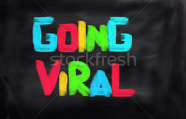 Virale internet teken netwerk web communicatie Stockfoto © KrasimiraNevenova