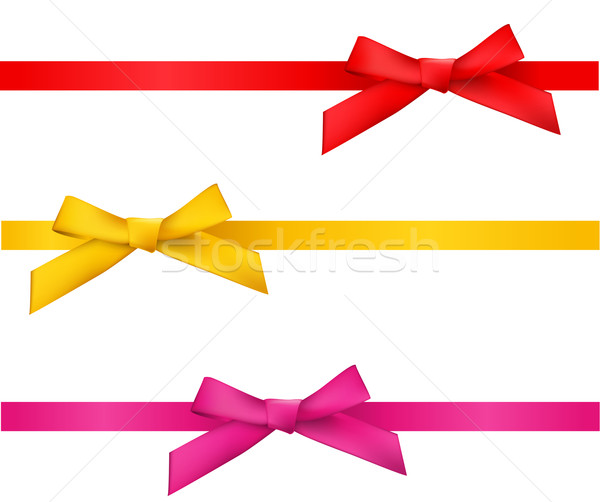 ribbon bows Stock photo © kraska