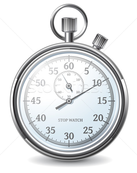 Stockfoto: Stopwatch · vector · geen · metaal · snelheid · horloge
