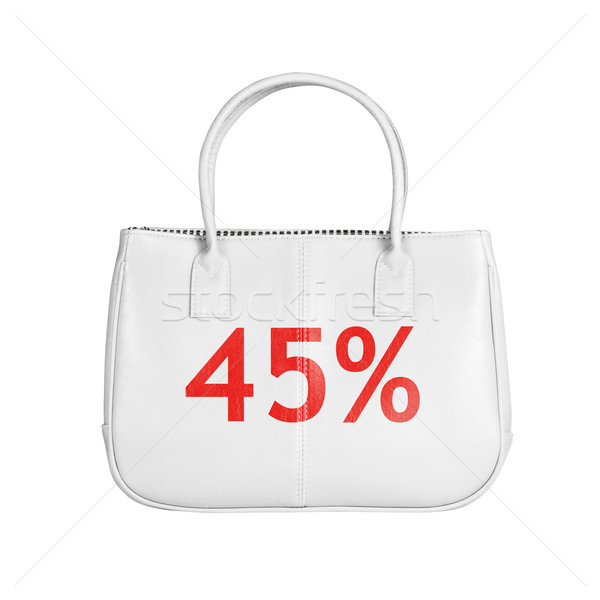 Vente sac isolé blanche quarante [[stock_photo]] © kravcs