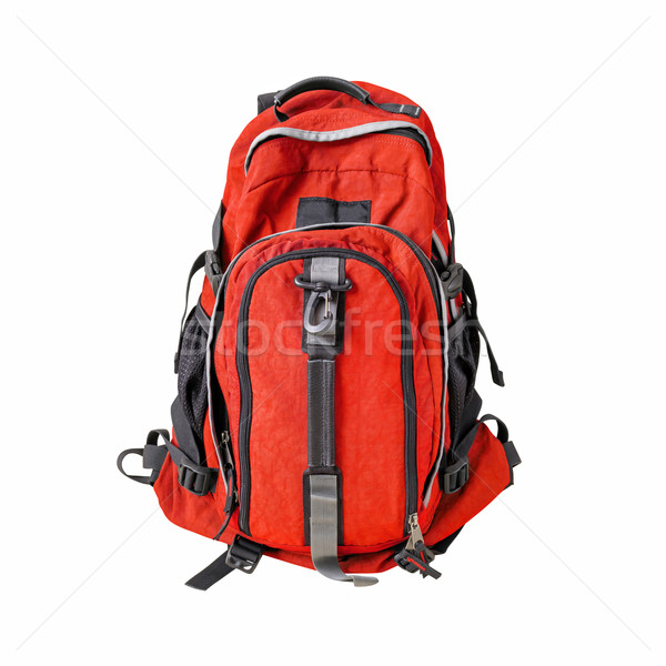 Mochila aislado camino imagen mochila blanco Foto stock © kravcs