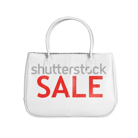 Sprzedaży worek odizolowany biały trzydzieści Zdjęcia stock © kravcs