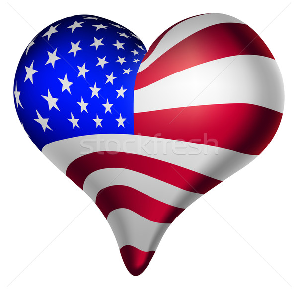 American hearts and minds Stock photo © Krisdog