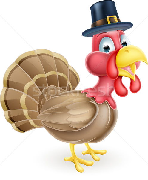 Cartoon Thanksgiving Turkey Stock photo © Krisdog