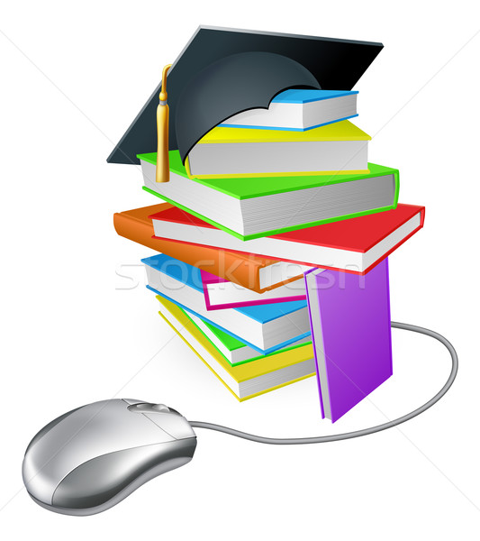 Stock photo: Internet learning concept