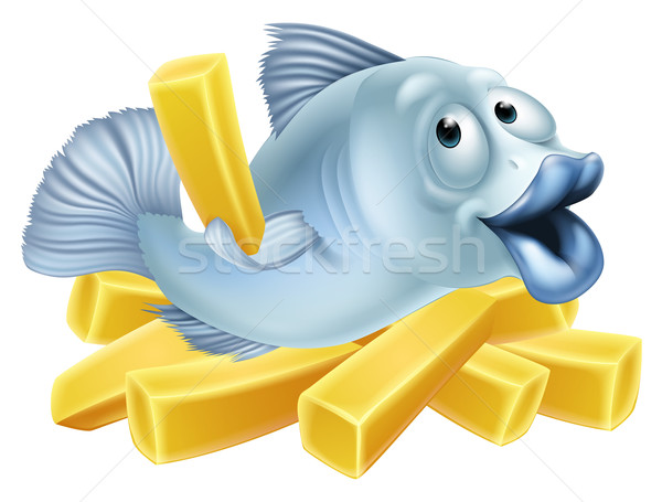Fish and chips Stock photo © Krisdog