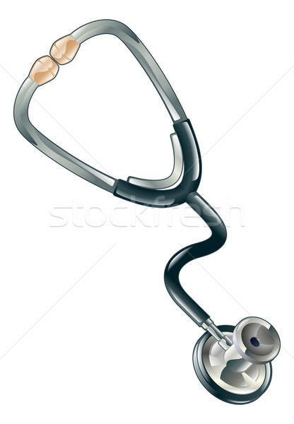 Doctors stethoscope illustration icon Stock photo © Krisdog