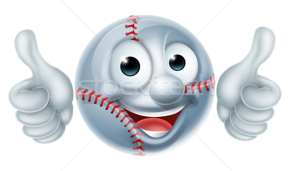 Rajz baseball labda férfi karakter softball Stock fotó © Krisdog