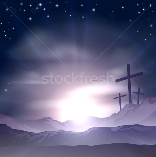 Easter Crosses Stock photo © Krisdog