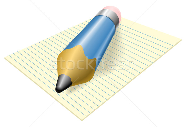 Pencil and paper Stock photo © Krisdog