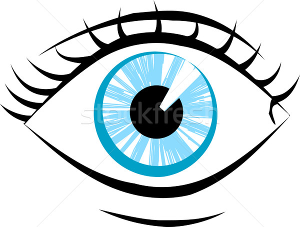 eye illustration Stock photo © Krisdog