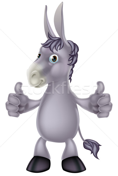 Donkey cartoon Stock photo © Krisdog