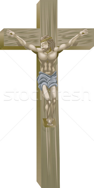 Christ on the cross Stock photo © Krisdog