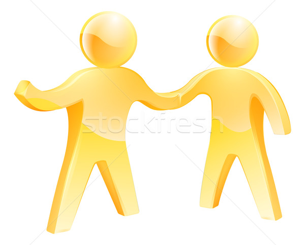 Stock photo: Handshake people