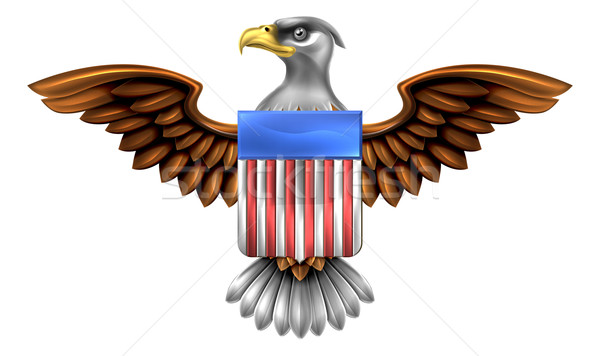 American Eagle Shield Stock photo © Krisdog