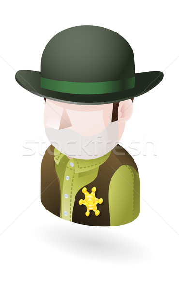 sheriff illustration Stock photo © Krisdog