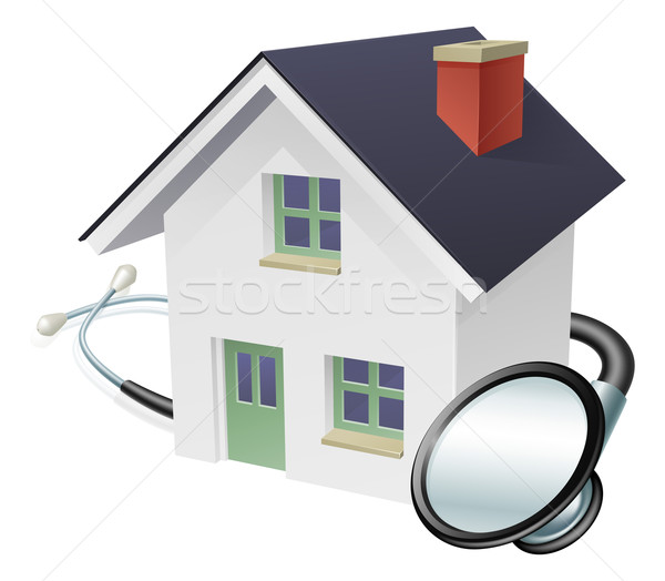 House and Stethoscope Concept Stock photo © Krisdog