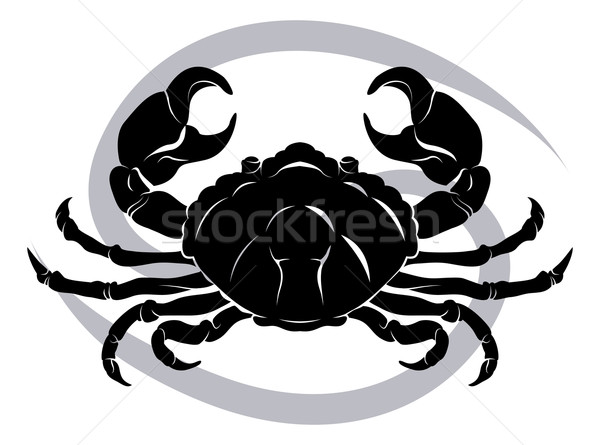 Cancer zodiac horoscope astrologie signe illustration [[stock_photo]] © Krisdog