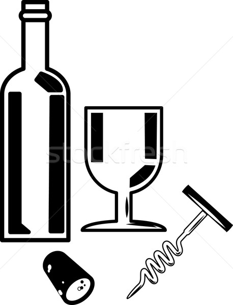 Wine  Illustration Stock photo © Krisdog