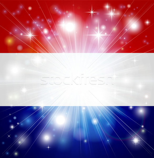 Dutch flag background Stock photo © Krisdog