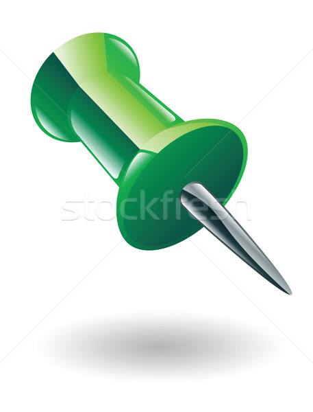 drawing tack pin  Illustration Stock photo © Krisdog