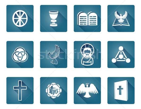 Christian Icon Symbols Stock photo © Krisdog
