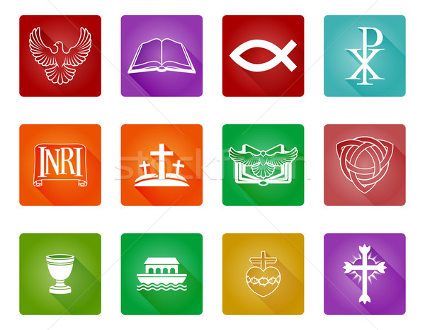 Christian Icon Symbols Stock photo © Krisdog