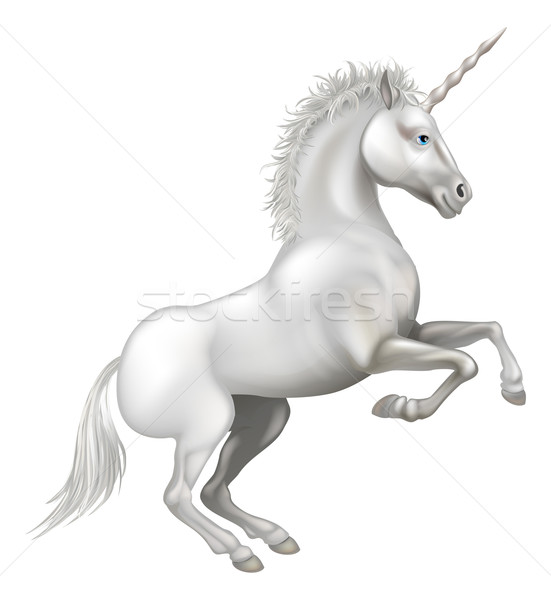 Cartoon Unicorn Stock photo © Krisdog