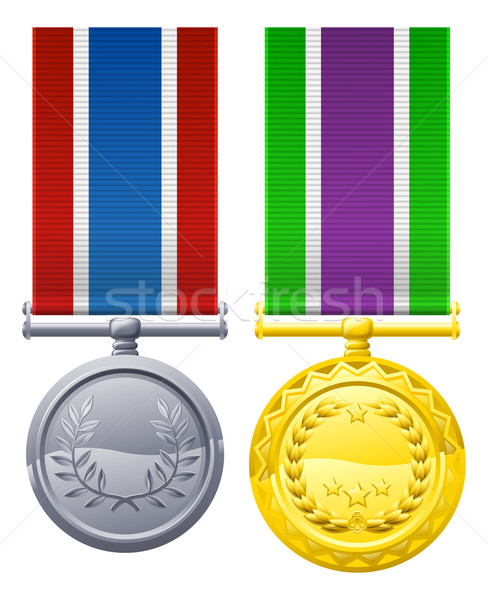 Military style decorations Stock photo © Krisdog