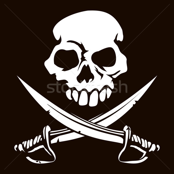 Skull and Crossed Swords Stock photo © Krisdog