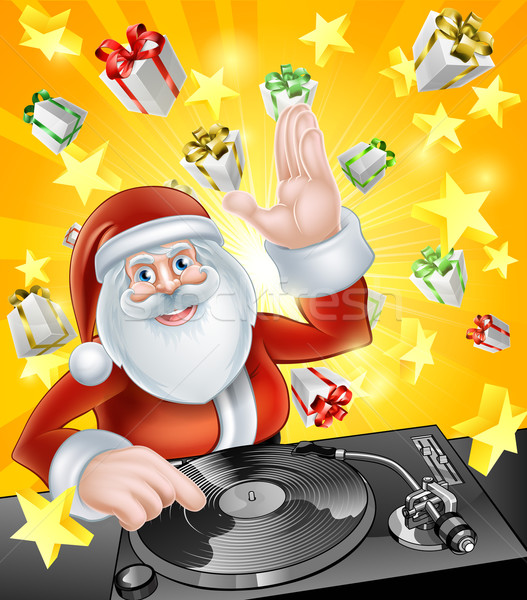 Santa Party DJ Stock photo © Krisdog