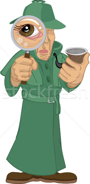 detective illustration Stock photo © Krisdog