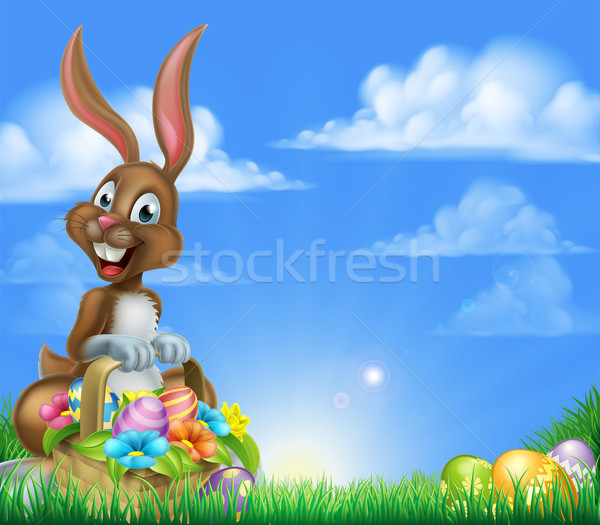 Easter Egg Hunt Bunny Stock photo © Krisdog