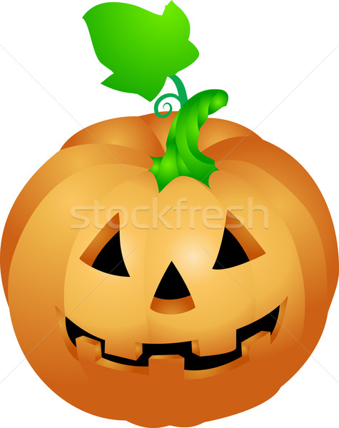 halloween pumpkin illustration Stock photo © Krisdog