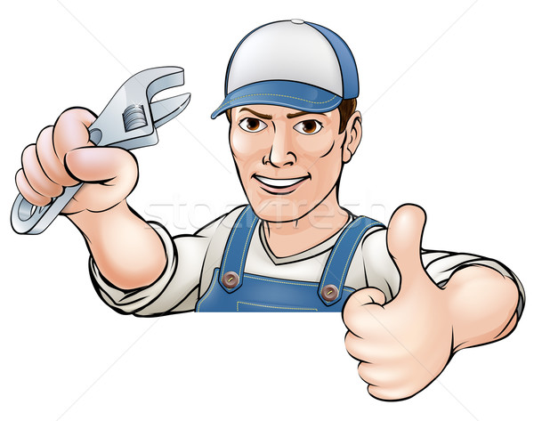 商业照片: 漫画 · 机械师 · 水管工人 · 业务 · 汽车