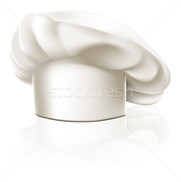 Szakács sapka illusztráció tiszta fehér szakács szakács Stock fotó © Krisdog