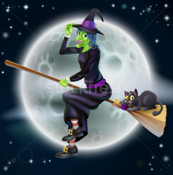 Halloween Witch Stock photo © Krisdog