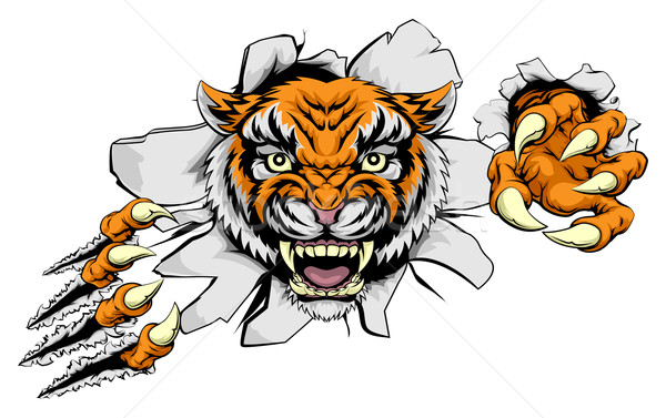 Tiger Attack Concept Stock photo © Krisdog