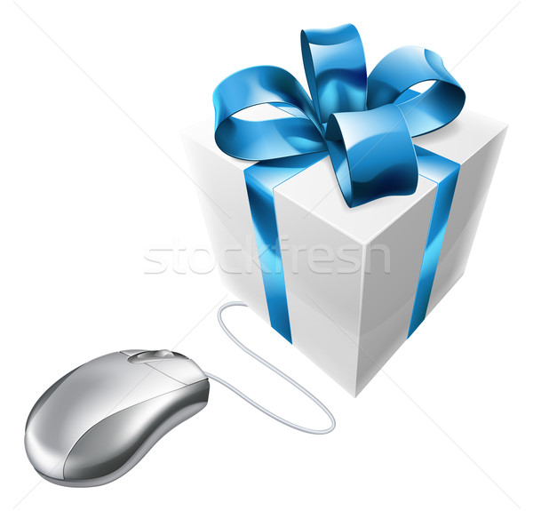 Online present gift mouse concept Stock photo © Krisdog