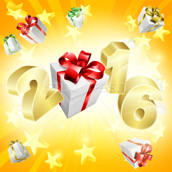 2016 Gifts Background Stock photo © Krisdog