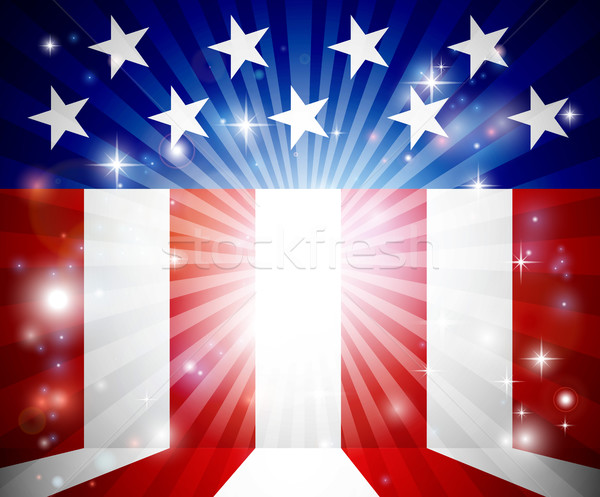 American Flag Background Stock photo © Krisdog