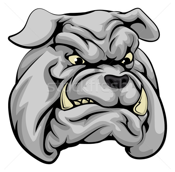 Bulldog mascot character Stock photo © Krisdog