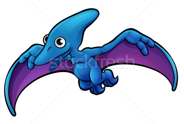 Pterodactyl Dinosaur Cartoon Character Stock photo © Krisdog