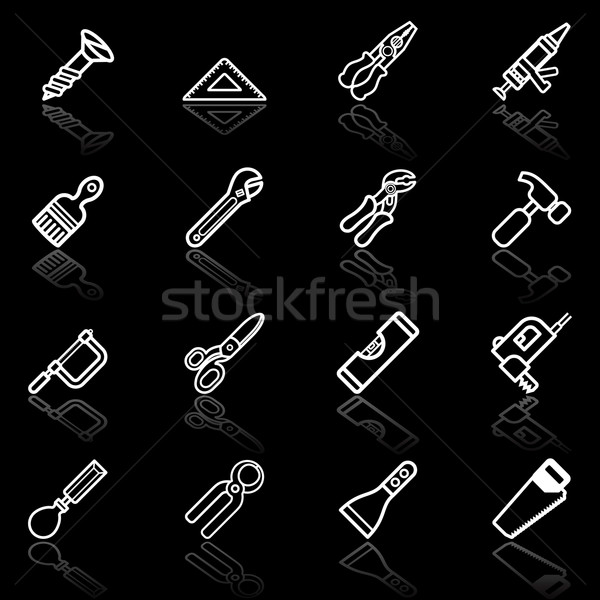 Tool icon set Stock photo © Krisdog