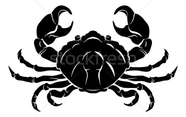 Stylised Crab illustration Stock photo © Krisdog