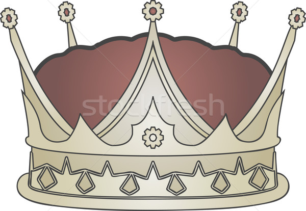 Imagine de stoc: Coroană · ilustrare · aur · regal · pălărie