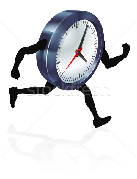 Running Time Concept Clock Stock photo © Krisdog